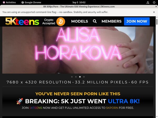 5K Teens Members Password