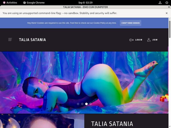 Accounts Free Taliasatania.modelcentro.com