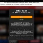 African Casting Sex Tape