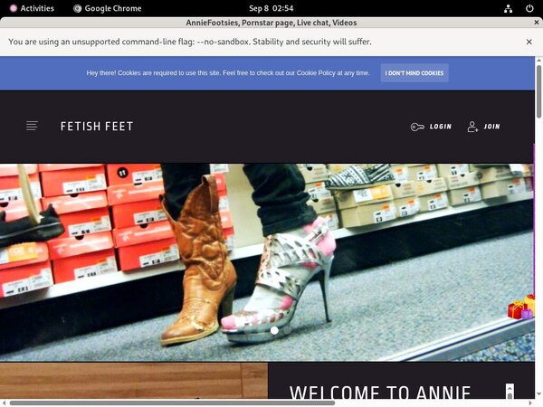 AnnieFootsies Hacked Account