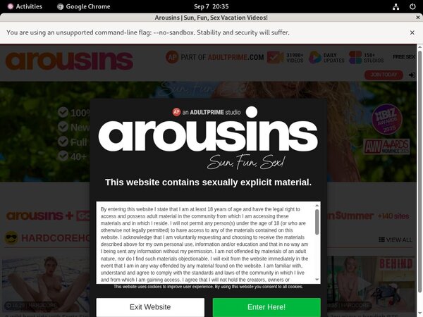 Arousins.com Free Trial Offer