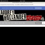 Audrey Hollander Nude Videos
