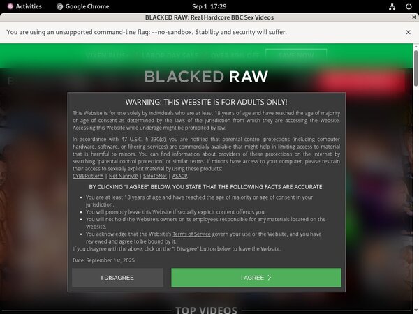 Blacked Raw With Paysafecard