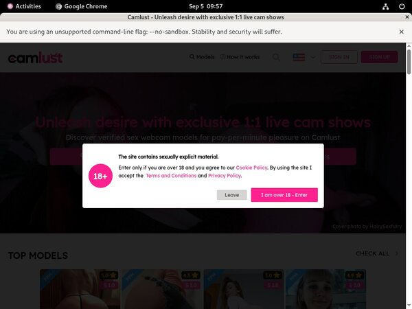 Camlust Account Discount
