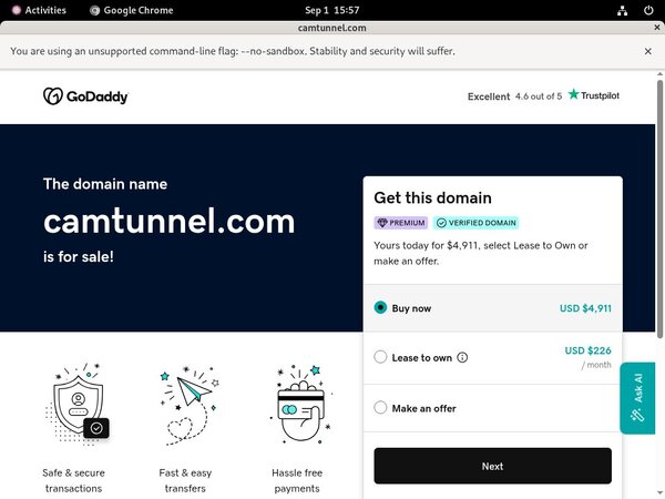 Camtunnel.com Yearly Membership