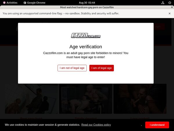 Cazzo Member Login Free