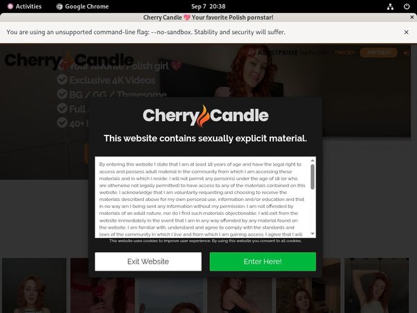 Cherry Candle Paypal Payment