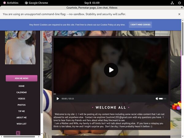 Courtnie.modelcentro.com Dildo
