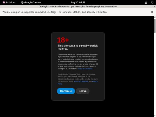Crueltyparty Password Free