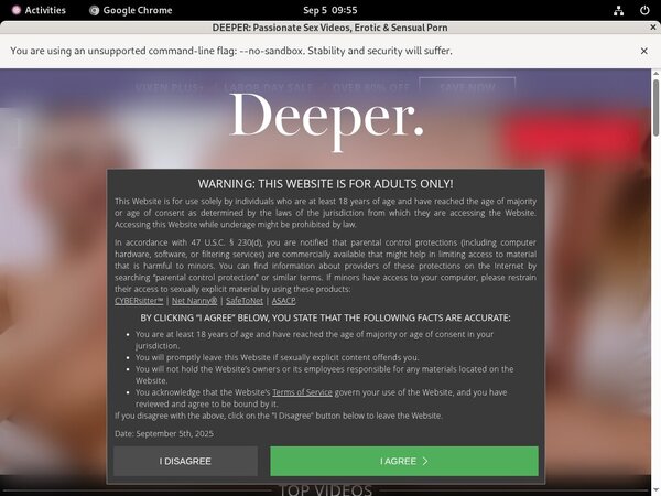 Deeper New Videos