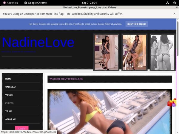 Discount Nadinelove.modelcentro.com Promotion