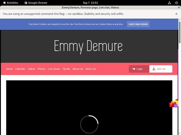 Emmy Demure With Iphone