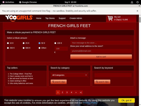 FRENCH GIRLS FEET Membership Free