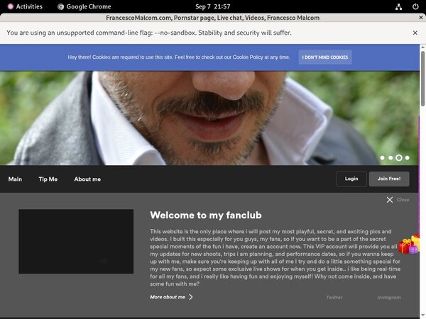 Francescomalcom.com Credits