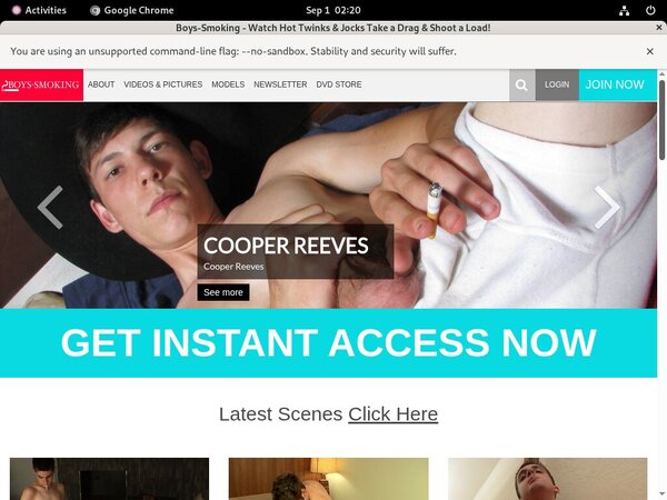 Free Boys Smoking Password Account