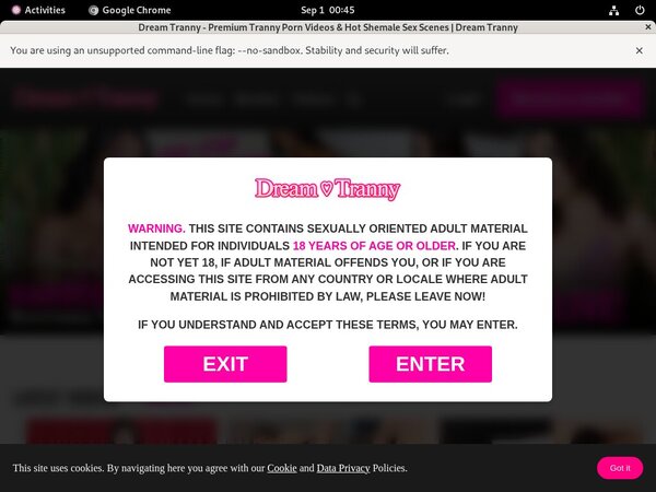 Free Dream Tranny Codes