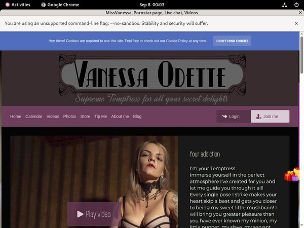 Free MissVanessa Membership Discount