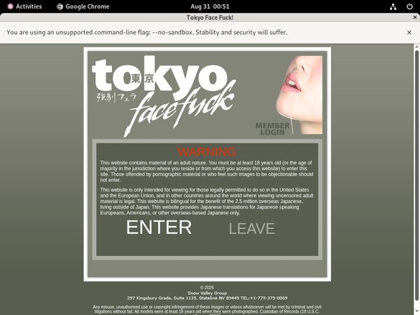 Free Passwords Tokyofacefuck.com