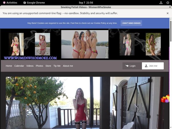Free WomenWhoSmoke Trial