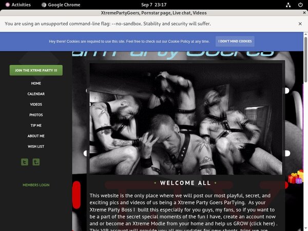 Free Xtremepartygoer.modelcentro.com Passwords 2018