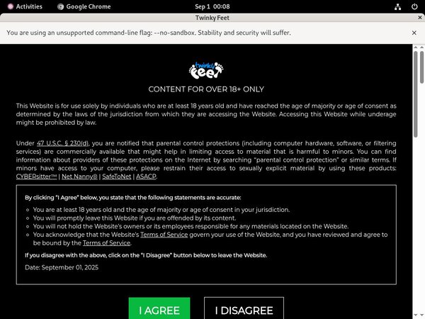 Get Twinky Feet Free Logins