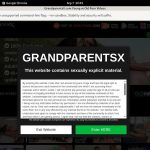 Grand Parents X With Paypal Acc