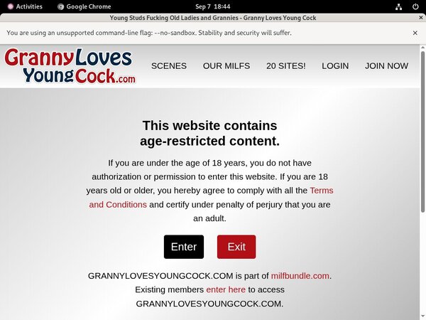 Grannylovesyoungcock With Credit Card