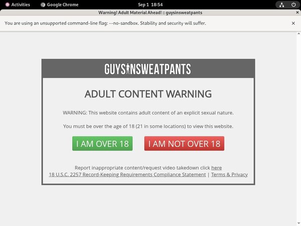 Guys In Sweatpants Using Paypal