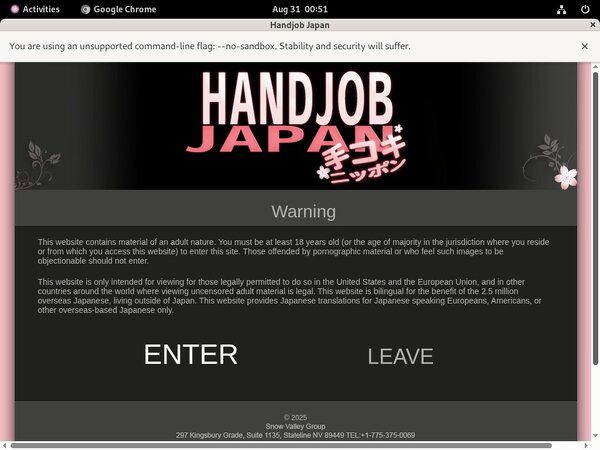 Handjobjapan.com Join Page