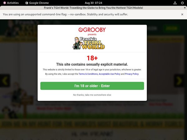 Join Franks-tgirlworld.com For Free