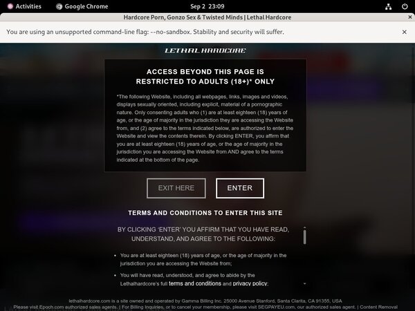 Lethal Hardcore Full Website