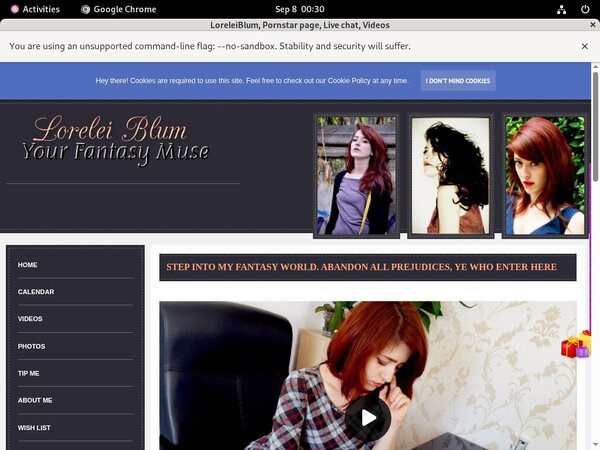 Loreleiblum.modelcentro.com Yearly Membership