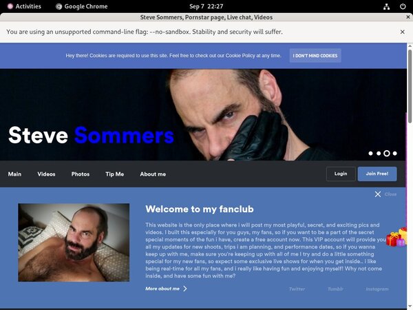 Membership To Steve Sommers