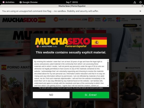 Mucho Sexo Limited Sale