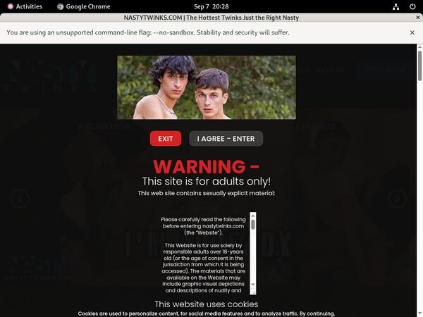Nasty Twinks With ECheck