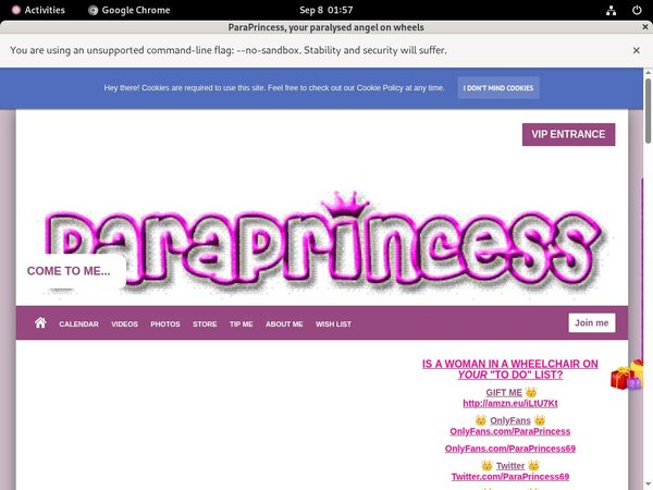 ParaPrincess Discount Trial