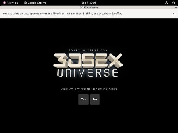 Premium Account 3D SexU Niverse