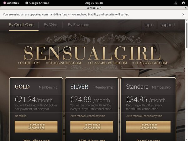Premium Sensualgirl.com Account