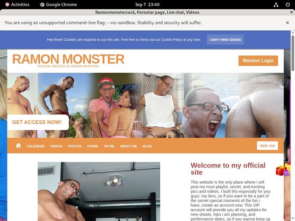 Ramonmonstercock.com Casting