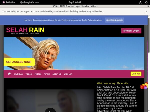 SELAH RAIN Trial Membership Deal