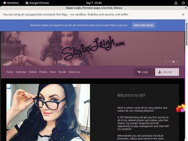 Skylar Leigh Login Password