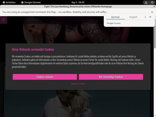 Tight Tini Website