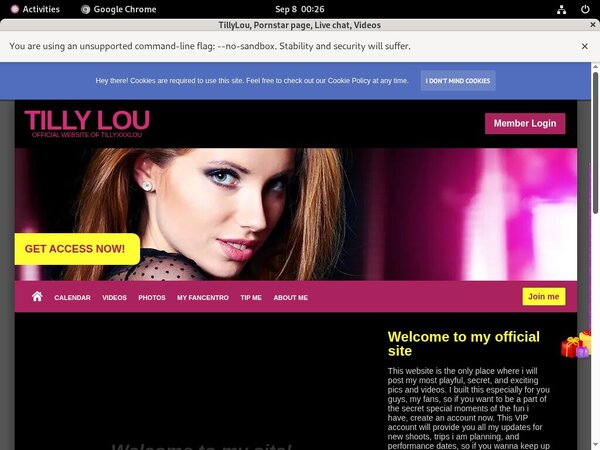 Tillyxxxlou.modelcentro.com Bug Me Not