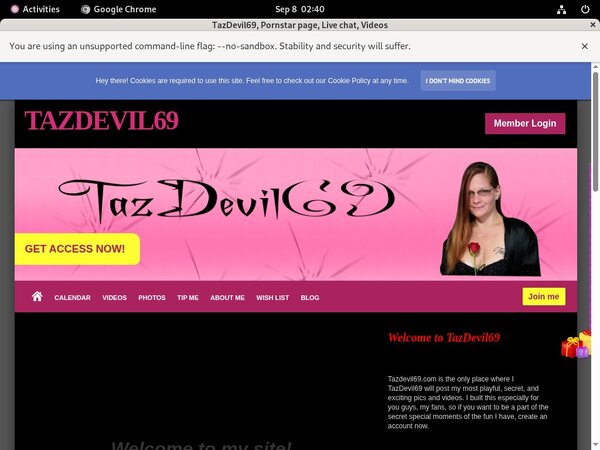 Trial Membership Tazdevil69 Free