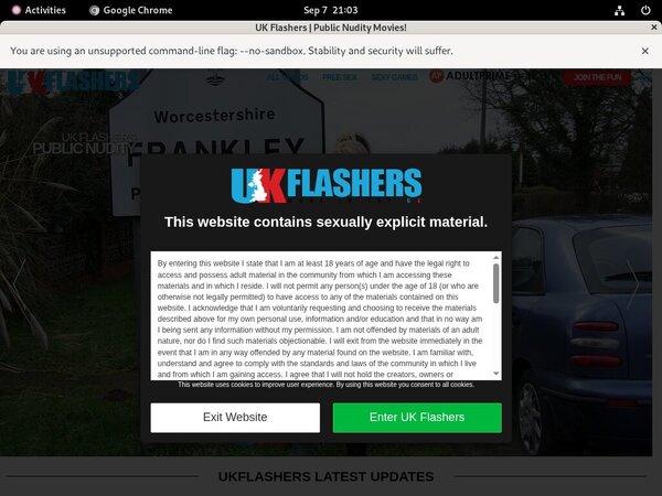 UK Flashers Account Online