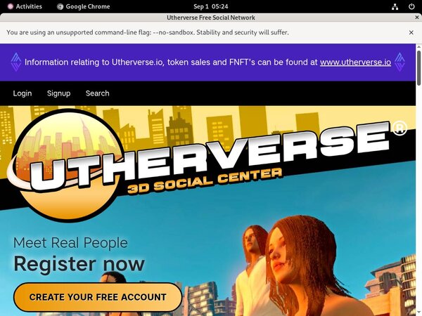 Use Paypal Utherverse.com