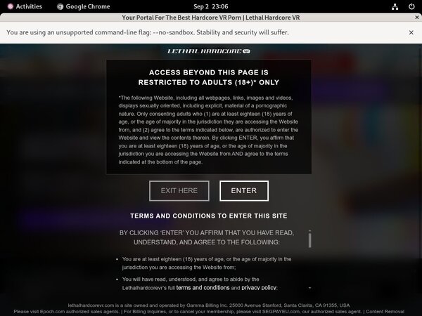 Whorecraftvr.com Signup Form