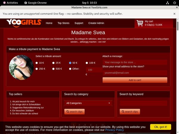 Yoogirls.com For Tablet