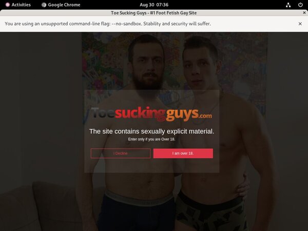 Discounted Toesuckingguys Membership