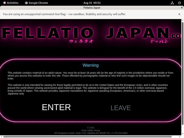 Free Passwords For Fellatiojapan.com